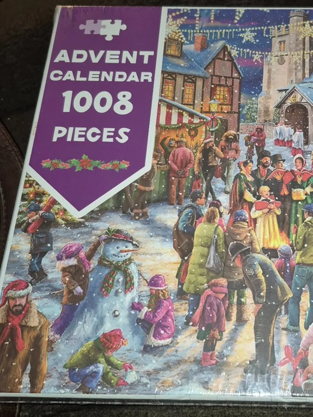1008 Piece Jigsaw Puzzle Advent Calendar Winter Village Christmas NEW, SEALED